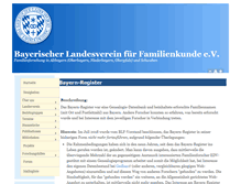 Tablet Screenshot of bayernregister.de